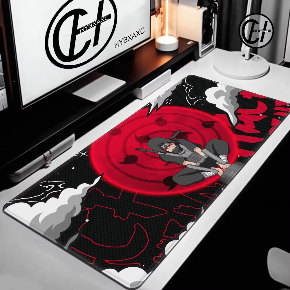 Gaming Keyboard Nearby - Naruto Itachi Uchiha Mouse Pads Gamer