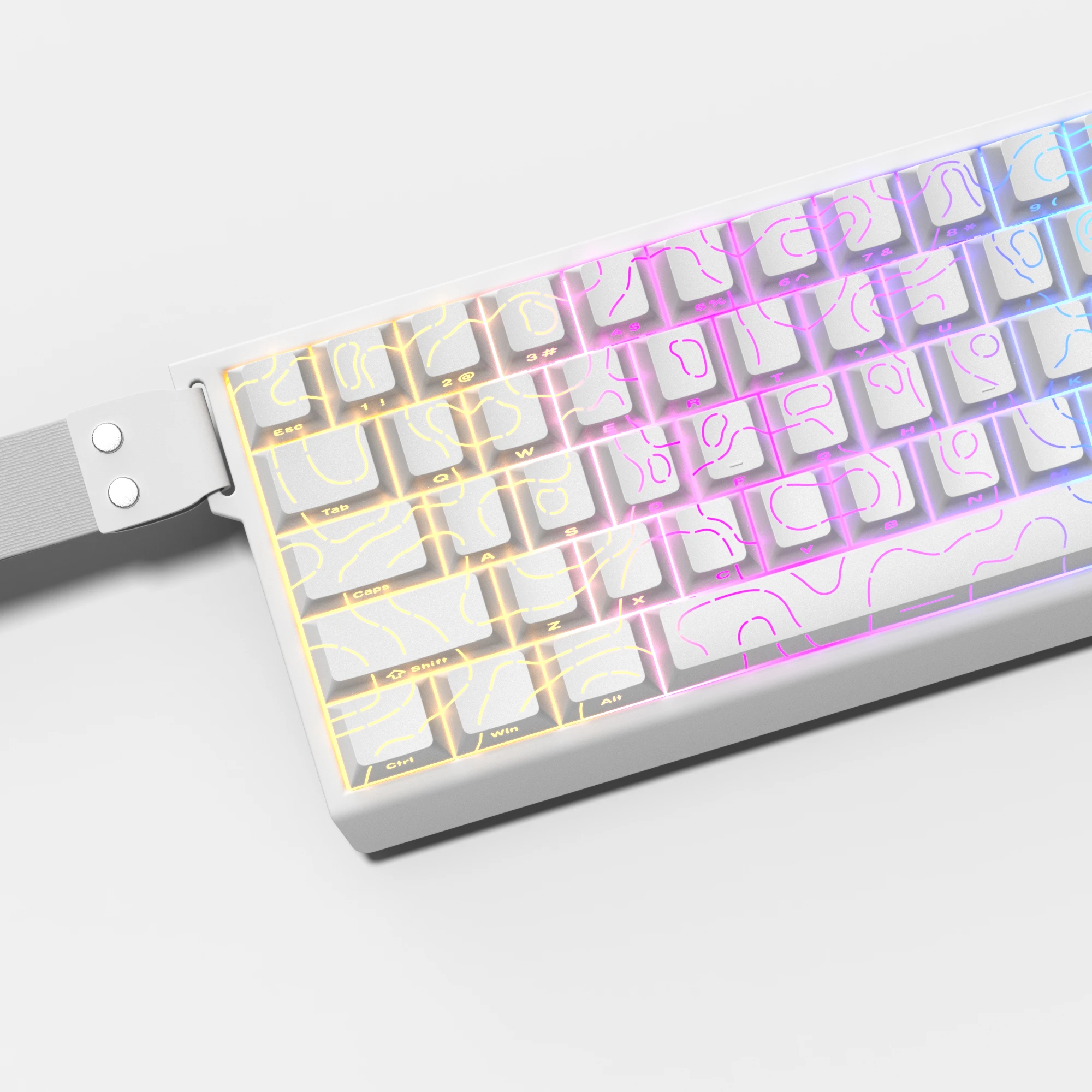2026 Super New White Topograph - Gaming Keyboard 2026 recension och pris