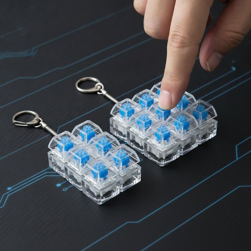 50PCS MX Style Blue Clicky Mec - Keyboard Gaming Blue Switch recension och pris