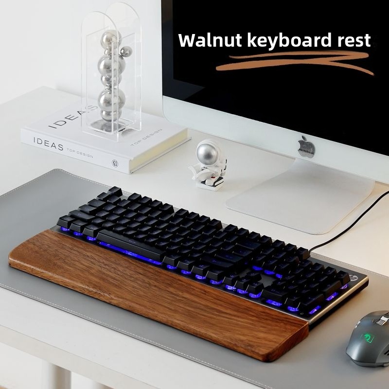 Solid Wood Keyboard Palm Rest  - Gaming Keyboard Nearby recension och pris
