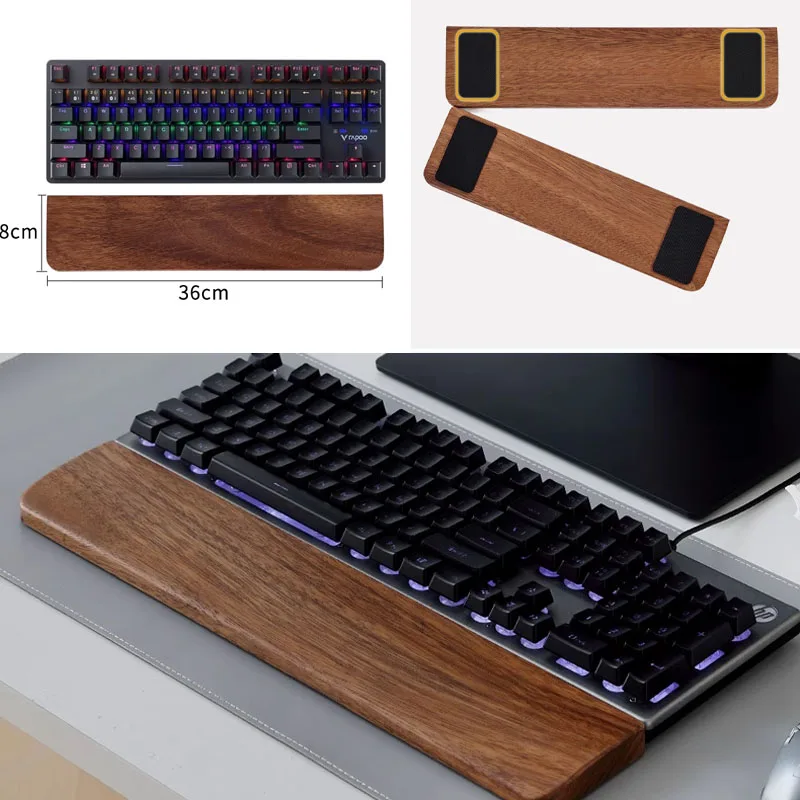Solid Wood Keyboard Palm Rest  - Gaming Keyboard Nearby recension och pris
