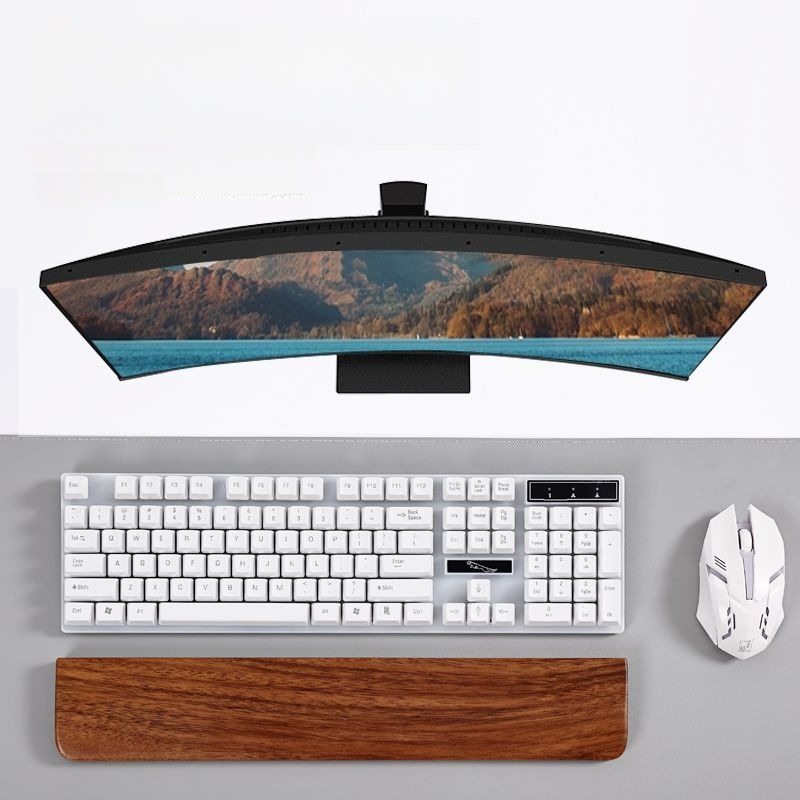 Solid Wood Keyboard Palm Rest  - Gaming Keyboard Nearby recension och pris