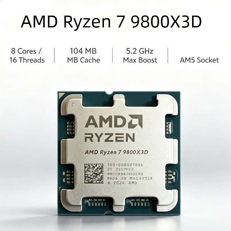 AMD Ryzen 7 9800X3D Content Cr - Amd Cpu Ryzen 7 recension och pris