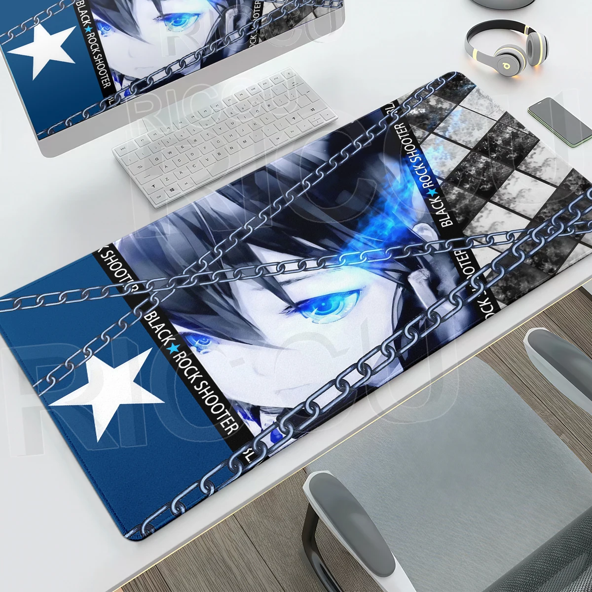 Anime Cool Girl Black Rock Sho - Gaming Keyboard High Ground recension och pris