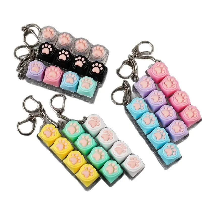 Four Key Cat Paw Button Decomp - Gaming Keyboard Test recension och pris