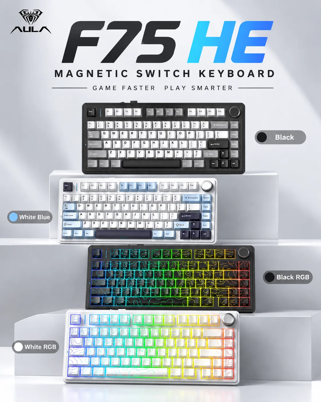 AULA F75 HE Magnetic Keyboard  - Gaming Keyboard Nearby recension och pris