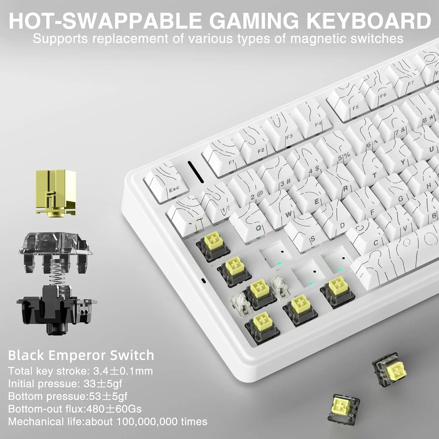 AULA F75 HE Magnetic Keyboard  - Gaming Keyboard Nearby recension och pris