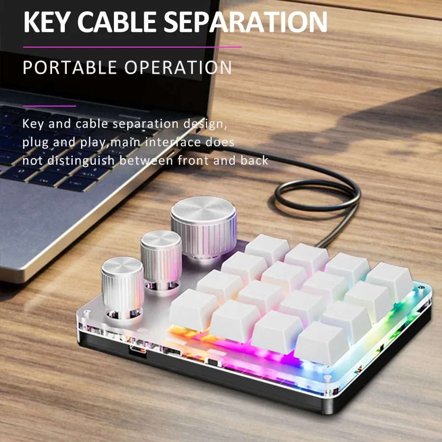 RGB Wireless Bluetooth 3Modes  - Gaming Keyboard Mini recension och pris