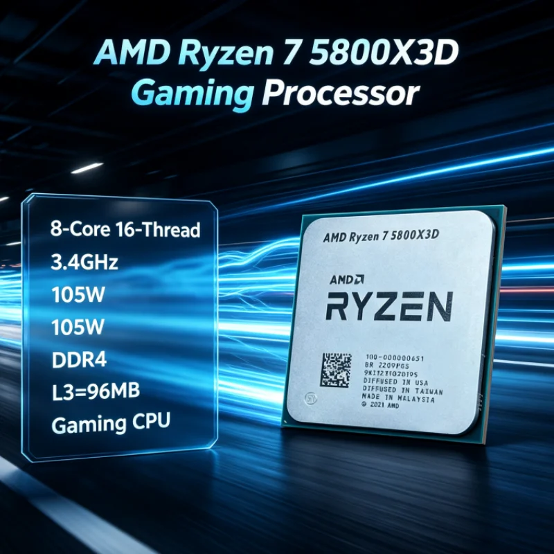 AMD R7 5800X3D 96 MB CPU Proce - Amd Cpu Ryzen 7 recension och pris