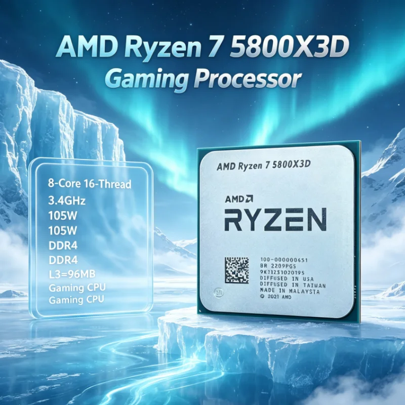 AMD R7 5800X3D 96 MB CPU Proce - Amd Cpu Ryzen 7 recension och pris